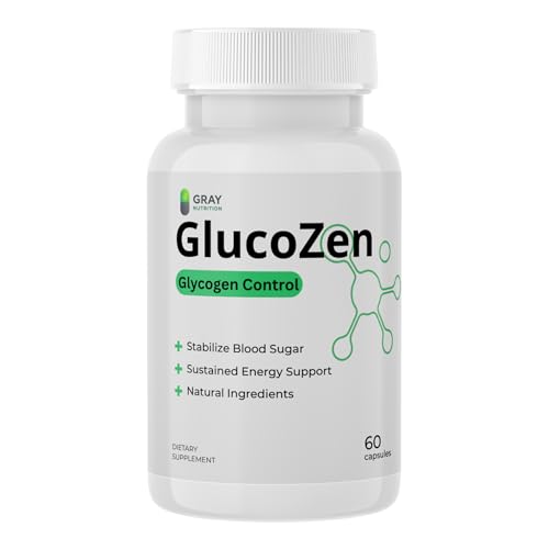 GlucoZen - Sustained Energy Support - Vegan - One Months Supply - 60 Capsules