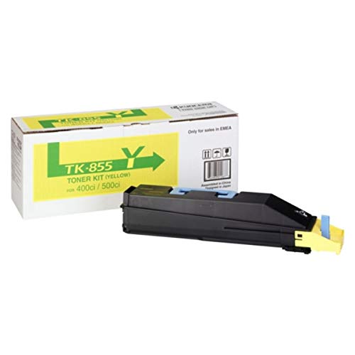 Toner yellow Kyocera TASKalfa 552ci TK-855Y cartouche encre jaune 1T02H7AEU0