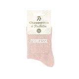 STC - 1 Paar Socken mit Pailletten, Prinzessin, Damen, mehrfarbig, Einheitsgröße