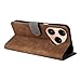 Compatible with Huawei Pura 80 Case Cover,Compatible with Huawei Pura 80 Phone Case,PU Leather, Flip Case Cover Brown