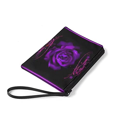 Jeiento Art Rose Coin Purse Makeup Pouch For Women Girls Gift Toiletry Bag Cosmetic Case Accessories Holder Daily Storage Organizer #TOP2