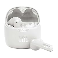 JBL Tune Flex TWS – Wasserdichte, True-Wireless In-Ear-Kopfhörer mit Noise-Cancelling - Weiß – Mit bis zu 32 h Musikwiedergabe – Ansicht 1