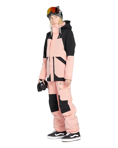 Veste de ski Volcom Shelter rose pour les journées de snowboard en station - 4