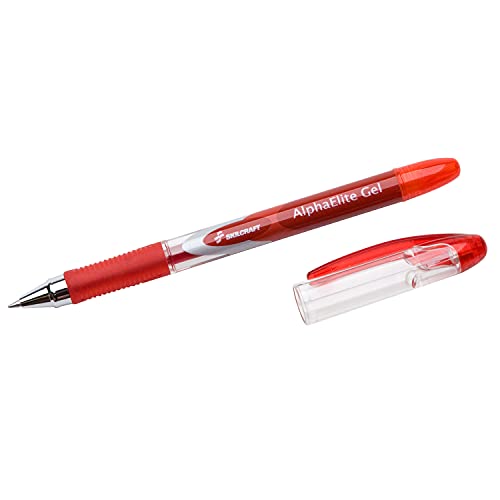 AbilityOne Boligrafo Gel Tinta Roja 0.7 mm Punta Media