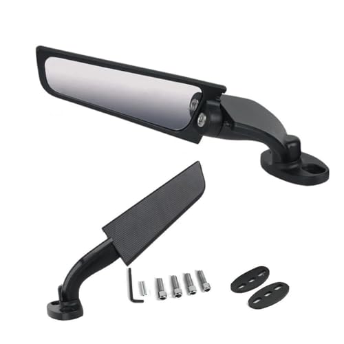 Espejo retrovisor ajustable 954RR con rotación completa para manillar de moto 2