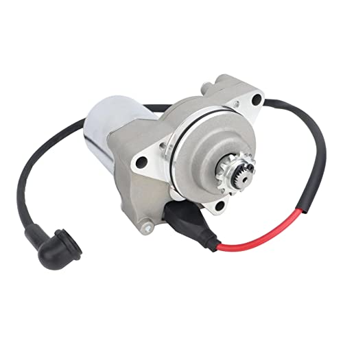 Image of 3 Bolt Starter Motor with Line for 50cc 70 cc 90cc 100 cc 110cc 125 cc Dirt Bikes Go Karts ATV Pit Bike Dune Buggy Sandrail Quad 4 Wheelers SSR Roketa Taotao Coolster Jonway SunL