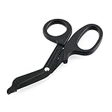 【CORTE SIMPLE】 La hoja dentada facilita el corte de tableros duros y telas de nailon. Ideal para cortar cuerdas, vendajes, ropa, jeans, cinturones de seguridad de automóviles, cuero, poliéster, jeans y otras superficies duras.