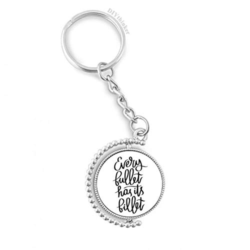 Key ring chain rotatif avec citation originale, un cadeau attentionné et utile pour vos proches