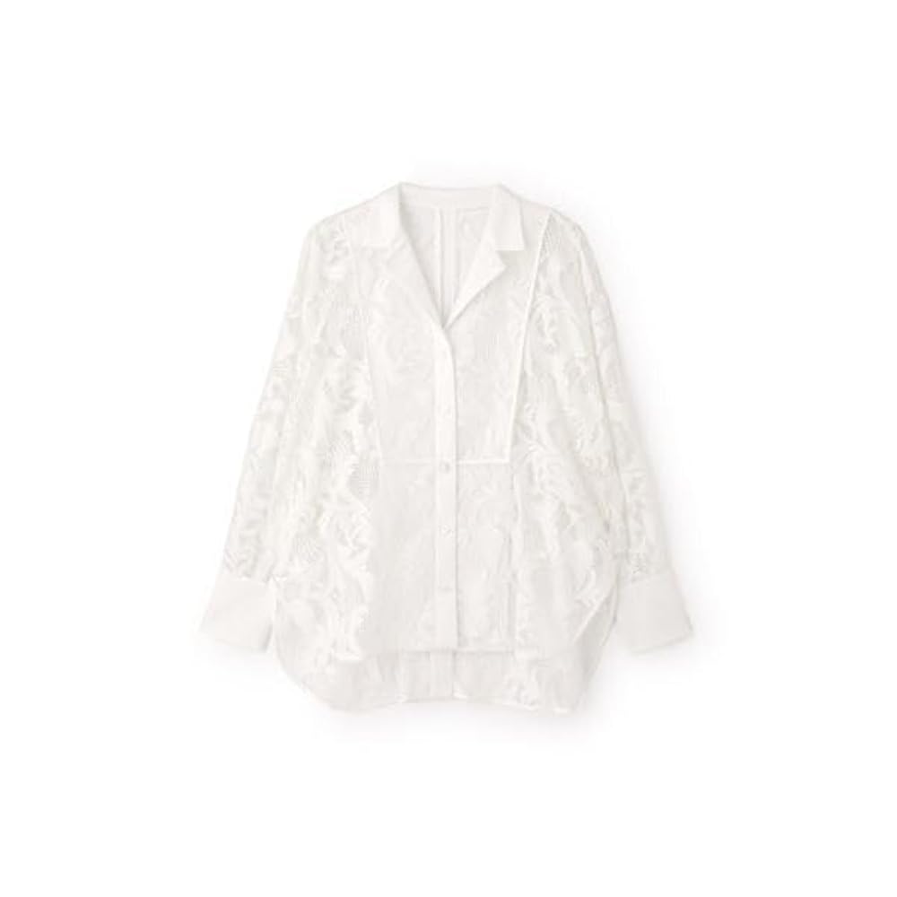 美品　アドーア　ホワイト ゆったりブラウス　トップス 半袖　38 シンプル セール】 ◇シルキーダブルクロスブラウス （シャツ・ブラウス