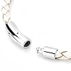 BEADNOVA Shiny Stainless Steel Leather Cord End Clasp Integral Clasp Jewelry Findings for Jewelry Making - Fit 5mm Cord (2pcs / Pack) #2