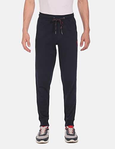 Image of U.S. Polo ASSN. Men's I604 Mid Rise Drawstring Waist Longe Joggers
