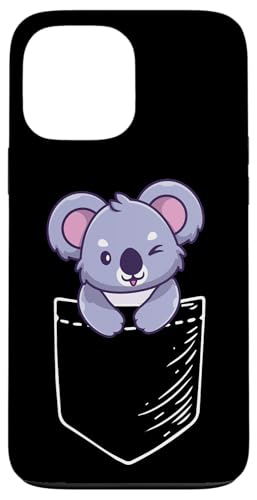 Cute Funny Kids Mens Womens Girls Pocket Koala Lover �X�}�z�P�[�X iPhone 13 Pro Max �p