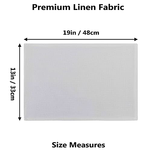 image for Home Brilliant White Placemats Set of 4 Cloth Placemat Decorations Hea