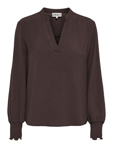 ONLY Onlmette V-Neck Ls Smock Top Noos WVN – Ansicht 1