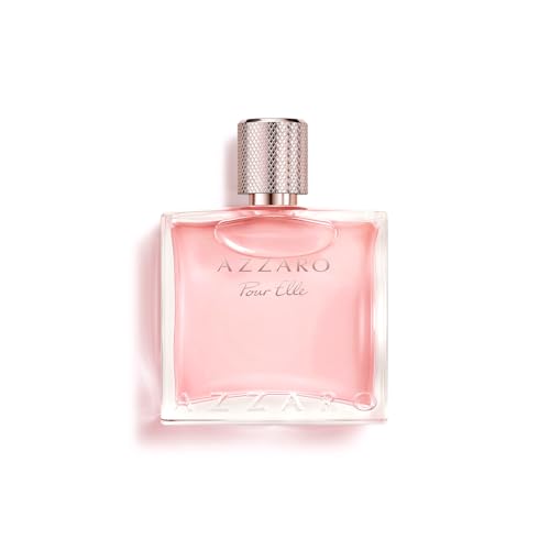 Azzaro Pour Elle - Eau de Parfum pour Femme - Florale, Boisée et Fruitée - Parfum Gourmand - Accords de Citron, Rose et Bois de Santal - Spray Vaporisateur -...