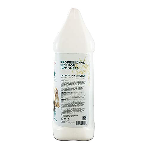 Lillian Ruff Dog Oatmeal Conditioner - Safe for Cats - Lavender Coconut Scent for Itchy Dry Skin with Aloe - Soothe Skin Irritation and Relieve itching - Thumbnail 3