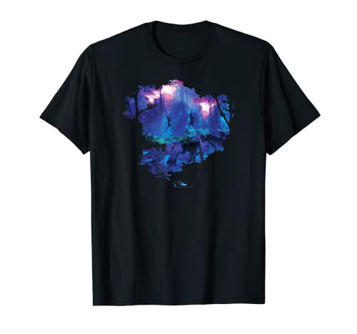 Avatar Pandora Jellyfish Forest Poster Camiseta