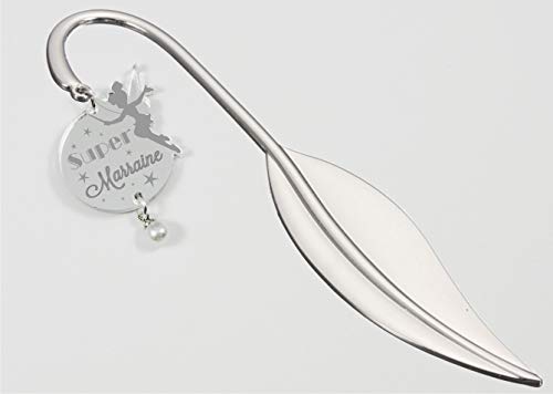 Gravure Events Marque Page Super Marraine - Cadeau Original pour Marraine  Cadeau Baptême Communion Anniversaire Noël