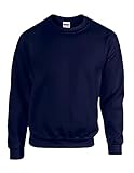  Gildan Herren Sweatshirt Heavy Blend Crewneck, Dickes Material Gr. 5XL, Navy