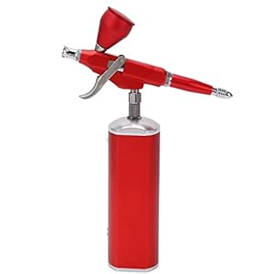 Luchtpompspuitpistool, mini-airbrush-set Power Display Auto Start Stop 2 niveaus instelbare druk voor modelschilderen