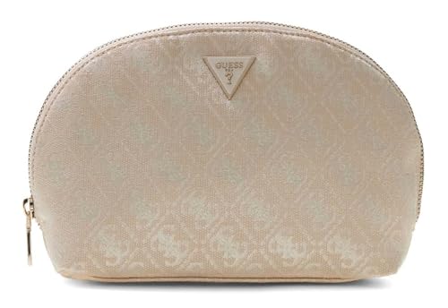 GUESS Sac d’Accessoires au Quotidien : Pochette Beige Idéale pour Vos Voyages