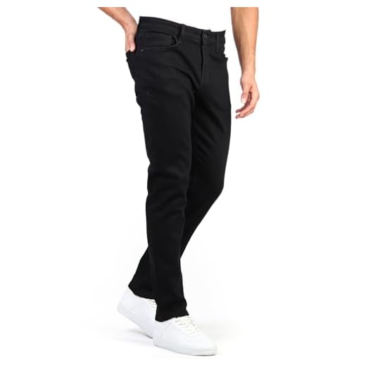 HALAT'S Pantalones Vaqueros Slim Fit para Hombre - Pantalones de Mezclilla de Algodón con Elasticidad Ajustada para Hombres