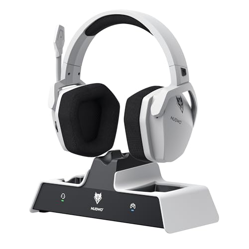 Ya en mundofriki.es: NUBWO G06 Pro Auriculares Gaming inalámbricos con Estación de Carga para Auriculares y Controlador PS5, 17ms de Baja Latencia, 120h de Duración de la Batería, Controladores Dinámicos de 50mm - Blanco