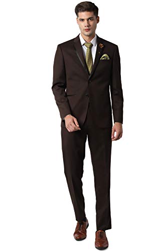 Image of Peter England Men's Synthetic Notch Lapel Suit