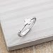 Silpada 'Simplex Cross' Horizontal Cross Textured Ring in Sterling Silver, Size 9, Size 9