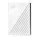 WD My Passport externe Festplatte 6 TB (mobiler Speicher, schlankes Design, herunterladbare Software, automatische Backups, Passwortschutz) Weiß - auch kompatibel mit PC, Xbox und PS4