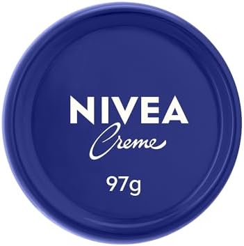 NIVEA Creme Hidratante Lata 97g, Hidratação Profunda 24h, Corporal, Uso Diário, Multibenefícios, Tod...