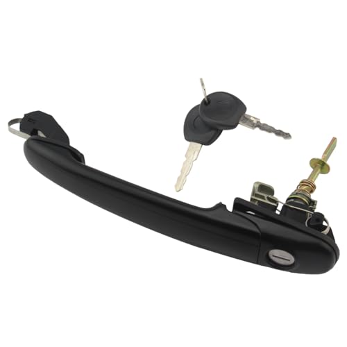 Poignée de porte compatible pour Polo, Ibiza 2, Galaxy 1, Sharan, Caddy, Seat Alhambra, Cordoba, Inca. Poignée extérieure | AVANT GAUCHE OU DROITE. Avec...