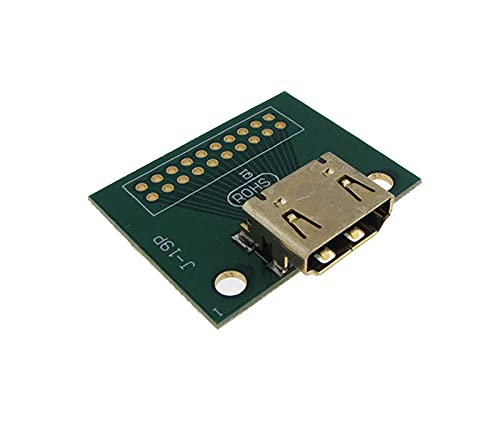 HDMI Female Connector Breakout Board 19P DIP 0.1"