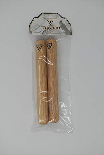 Tycoon Percussion 8 Inch Siam Oak Claves #TOP2