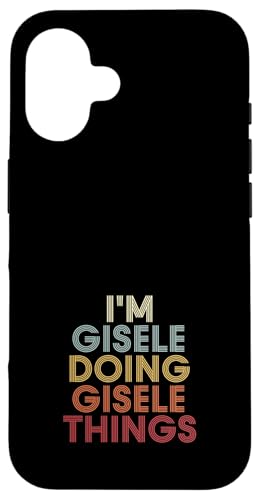 Gisele Name Gisele Personalized Name First Given �X�}�z�P�[�X iPhone 16 �p