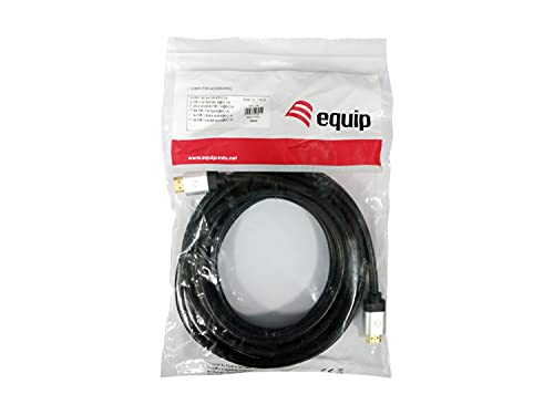 Cable HDMI 2.0 de 10 Metros Macho Macho Negro Ethernet HQ de Alta Velocidad 3