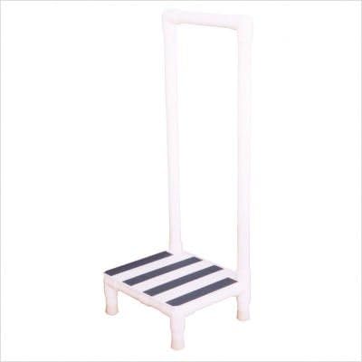 Plastic Stepping Stool with 250 lb. Load Capacity Style: Single Step w/ Rail