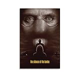 BDVQIP Toile Tableau Le Silence des Agneaux Film Affiche Décorative Toile Mur Salon Chambre Peinture 30x50cm sans Cadre
