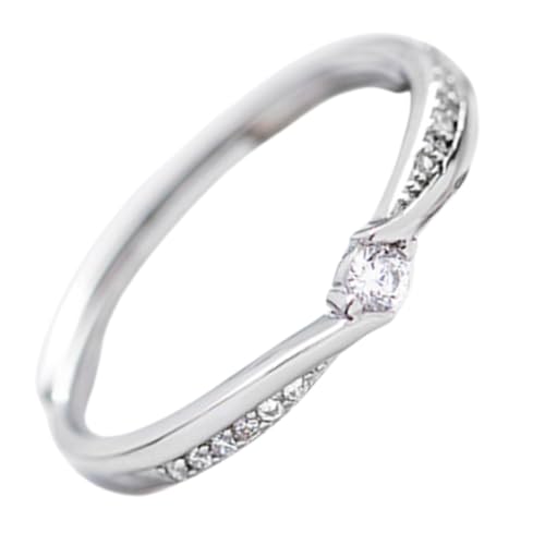 ZAVYA 925 Pure Silver Finger Ring Rhodium Plated Minimal Ring Jew...