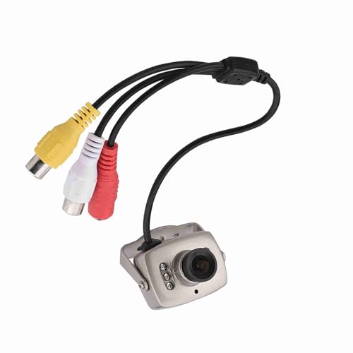 Sunydog Mini Security Camera, Mini 6LED Wired CMOS CCTV Security Camera, PAL/NTSC, High Sensitivity and (NTSC Standard (Entrega Posterior a la emisión))