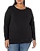 Amazon Essentials Long-Sleeve T-Shirt novelty-t-shirts, Negro, Large
