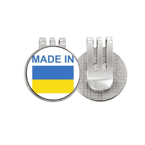 Marqueur de balle de golf Ukraine magnétique pour vos parcours réguliers