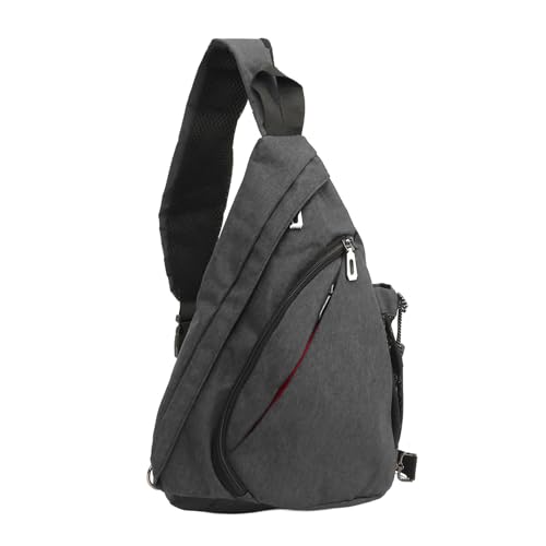 Fanny Pack,Waterproof Waist Pack Adjustable Shoulder Strap Sling Bag for Men Women Crossbody (Gray)