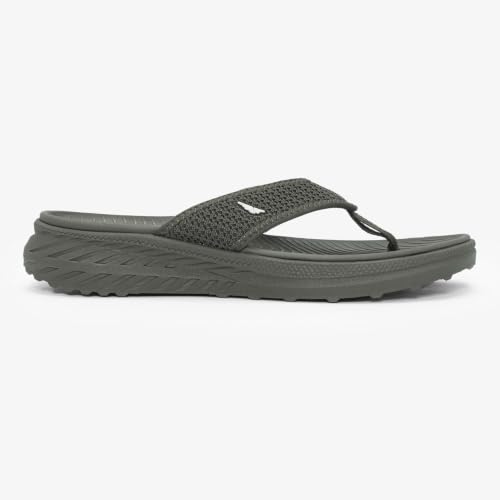 Image of Red Tape Thong Casual Sandals for Men in Dark Grey | Casual Sandals