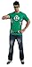 DC Comics Men's Green Lantern T-Shirt With Eye Mask And Ring