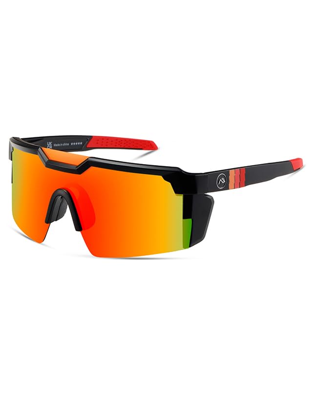 Polarized Sports Sunglasses for Men Women,Driving Fishing Cycling Mountain Bike Sunglasses
