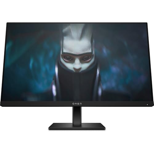 HP OMEN 24 FHD Monitor, Schermo da 24'' Full HD, Risoluzione 1920 x 1080 Pixel, Pannello IPS 16:9 da FHD – 165 Hz -1 ms, 1 ms, IPS - HDR 400 - 450 Nits, Antiriflesso, AMD FreeSync, USB, HDMI, Nero
