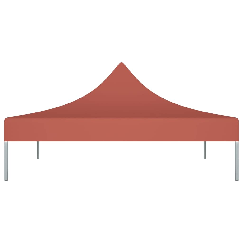 Tetto per Tendone,teli ombreggianti gazebo terrazzo esterno Robusto e durevole Adatto per esterni, campeggio, giardino, terrazza per Feste 2x2 m Terracotta 270 g/m²