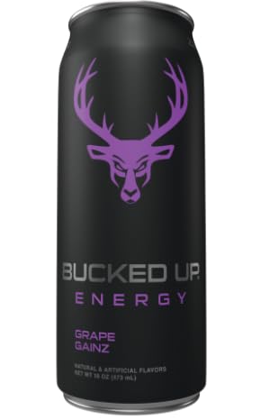 Bucked Up 4Pack- Grape Energy drink