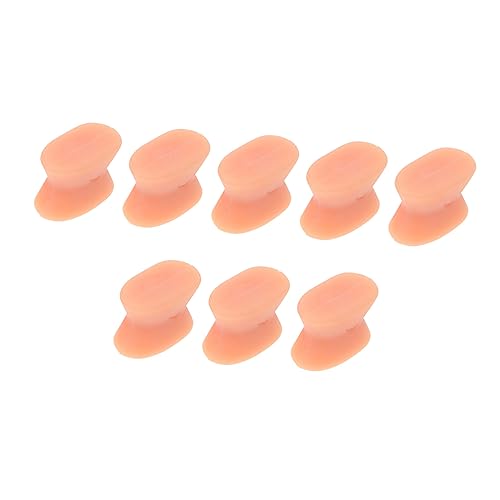 Didiseaon 8Pcs Silicone Separators for Light Brown Foot and Adjuster for Overlapping and Bunion Relief